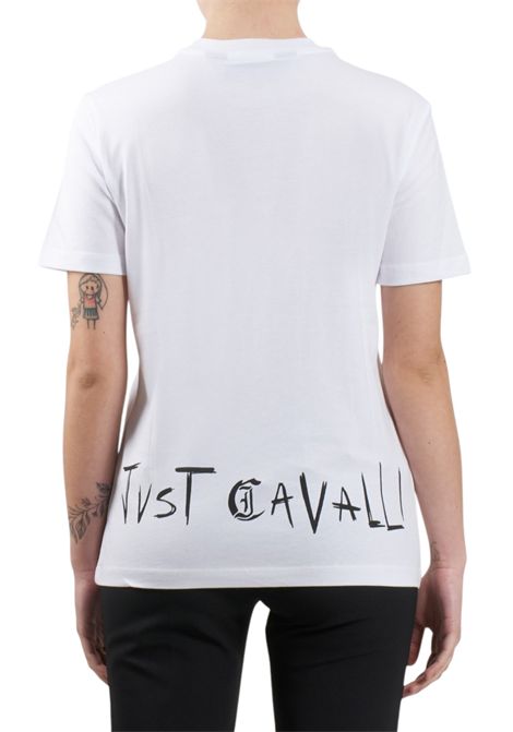 T-SHIRT LOGO FLOWER JUST CAVALLI | T-shirt | 78PAHT04 CJ500003